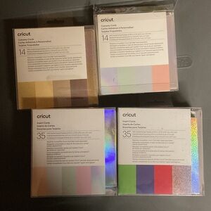 Cricut Colorful Insert Cards Set